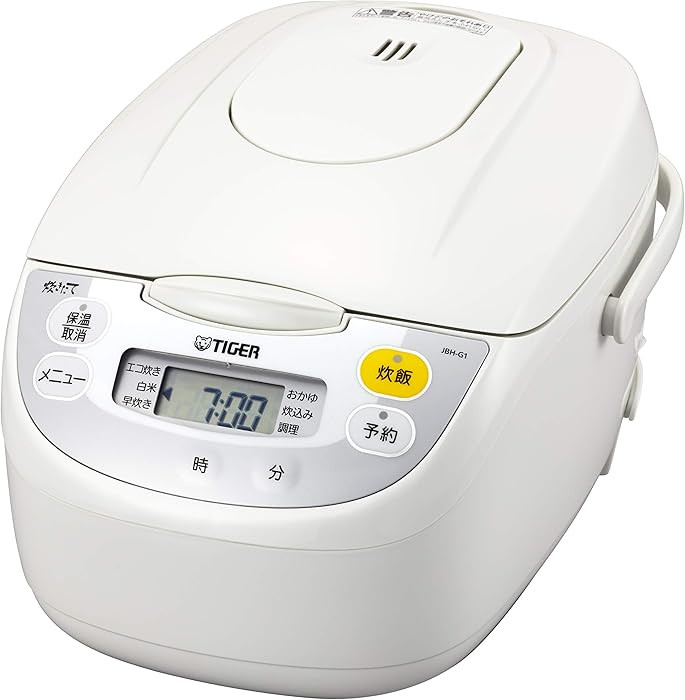 Tiger (cook 5.5 Go) microcomputer rice cooker White TIGER JBH-G101-W | Amazon (US)