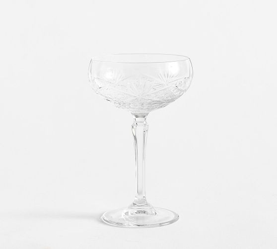 Antique Cut Coupe Glasses - Set of 4 | Pottery Barn (US)