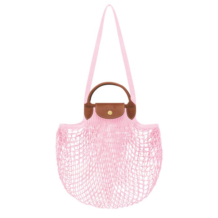 Mesh bag L Le Pliage filet Pink (10121HVH018) | Longchamp US | Longchamp
