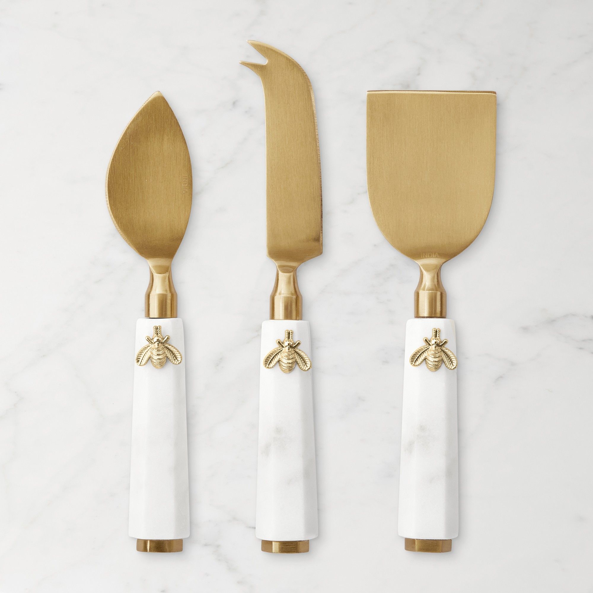 Bestseller   Marble Honeycomb Cheese Knives, Set of 3   Only at Williams Sonoma       $54.95 | Williams-Sonoma