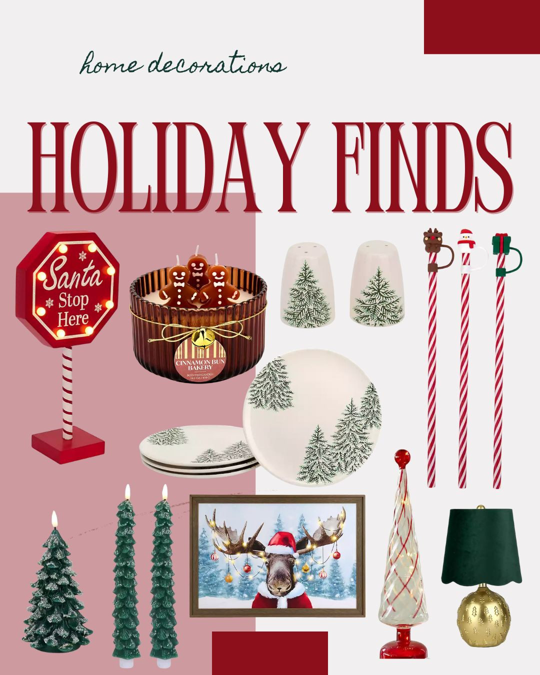 Recent favorite finds for Christmas decorations! I adore the “Santa Stop Here” sign to put by cookies for little kids.

 

#LTKHoliday #LTKHome