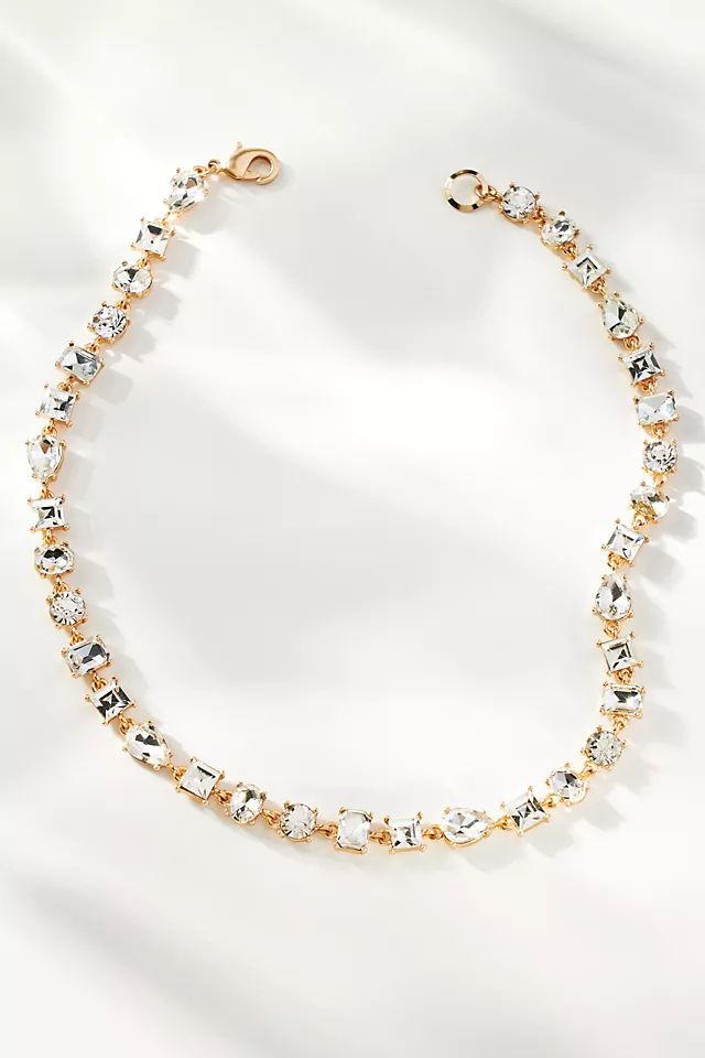 By Anthropologie Crystal Chain Necklace | Anthropologie (US)