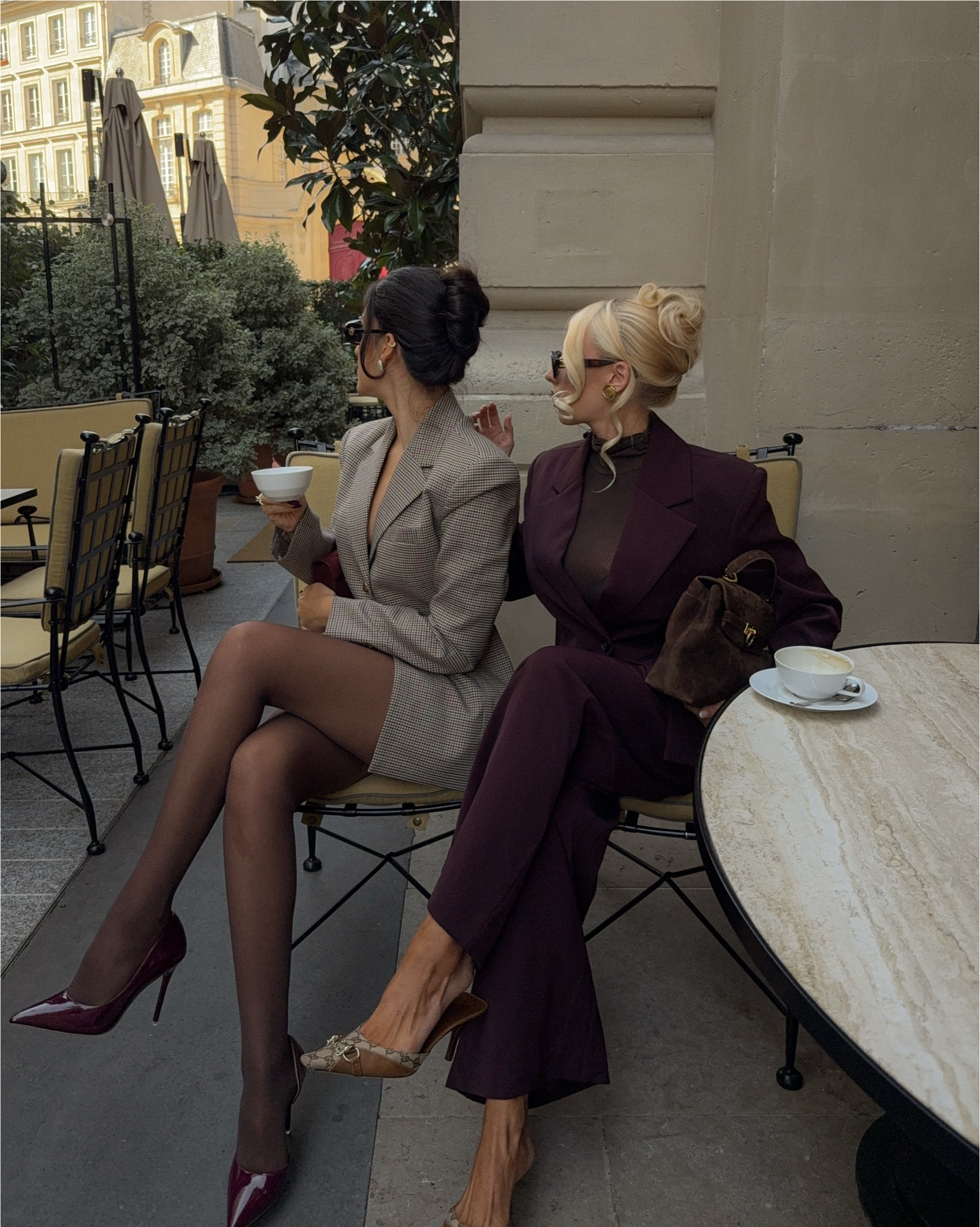 Suit style in Paris 🥀

Wearing a size S (my usual size) in the blazer and trousers! This set is supposed to be oversized 🫶🏻

#LTKSeasonal