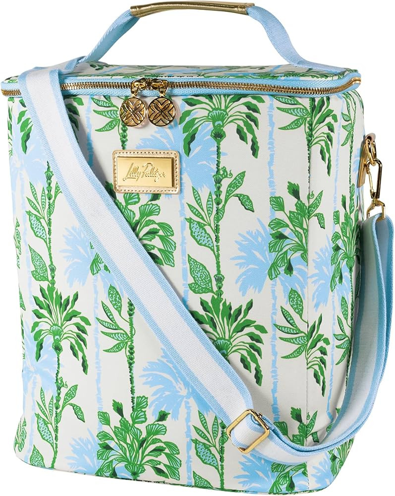 Lilly Pulitzer Insulated Wine Carrier, Cooler Bag Holds up to 4 Bottles of Wine, Soft Cooler with... | Amazon (US)
