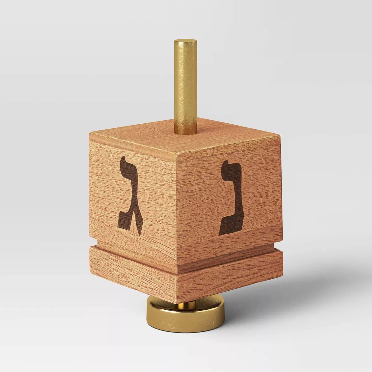 Wood and Brass Dreidel Figure - Threshold™ | Target