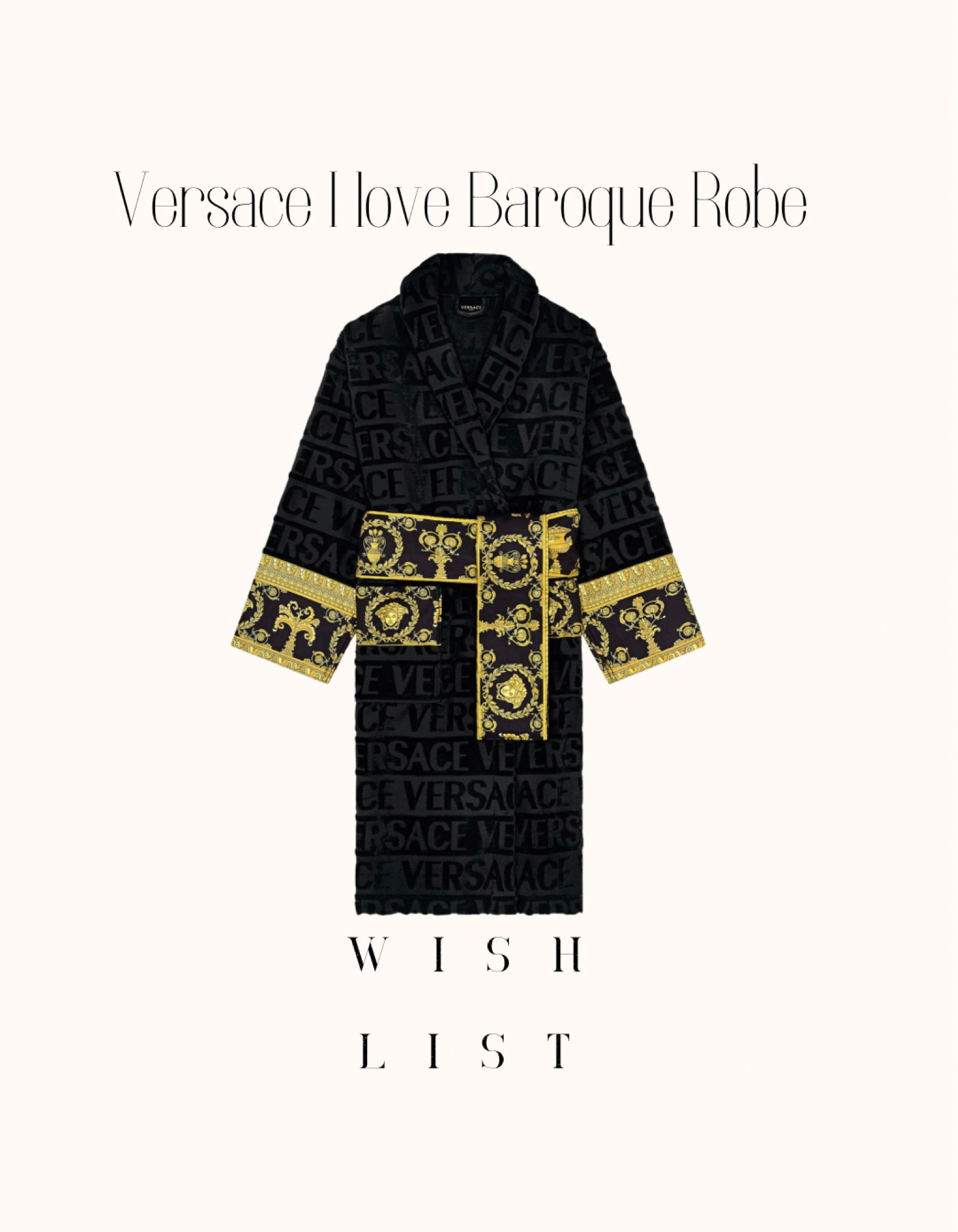 Are you trying to  figure out what to ask for , for Christmas? I’m sharing some items from my wishlist! All you have to do is send the link or purchase for yourself! 

Do you take self care Sunday seriously? Do you have a baecation planned soon? What about a home photoshoot? Make a statement in this Versace Robe 

I wear a size Small 

#spaday #selfcare #selflove 

#LTKSeasonal #LTKHoliday #LTKGiftGuide