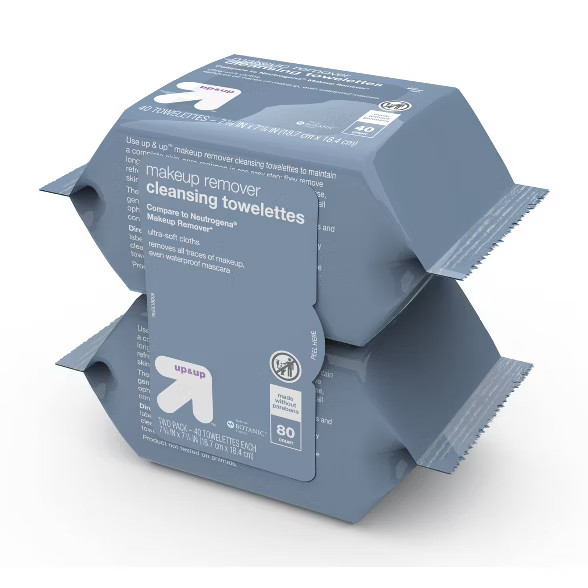 Makeup Remover Facial Cleanser - 80ct - up & up™ | Target