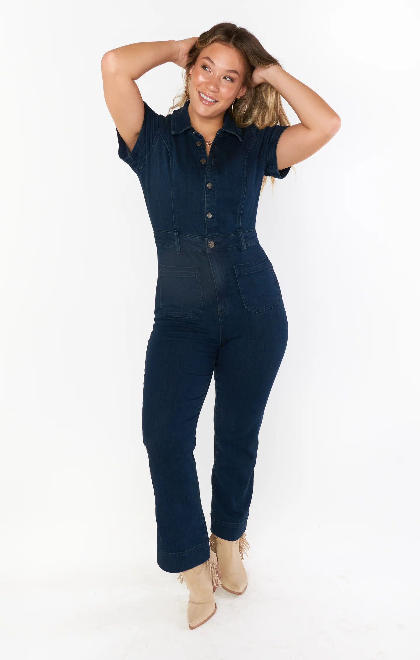 Cropped Everhart Jumpsuit | Show Me Your Mumu