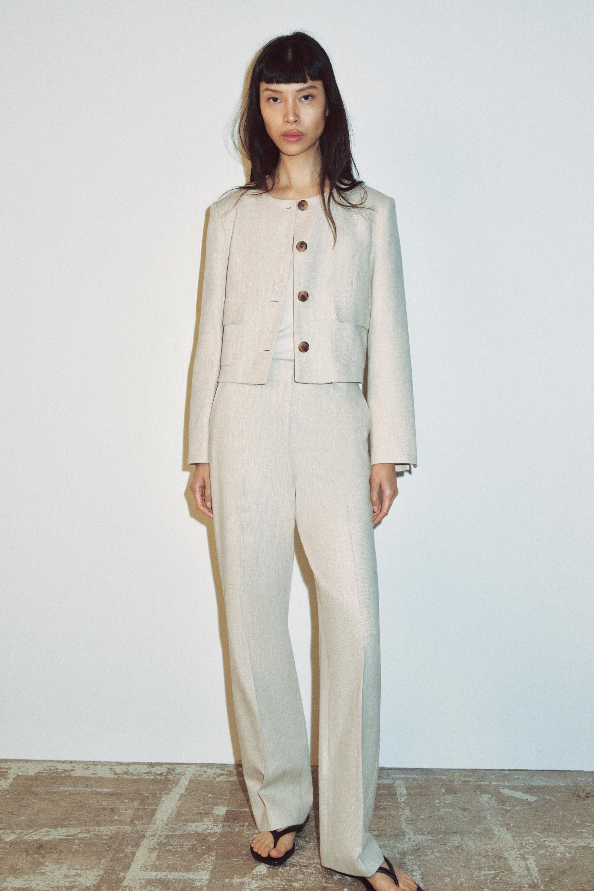 RUSTIC WEAVE BLAZER | Zara UK