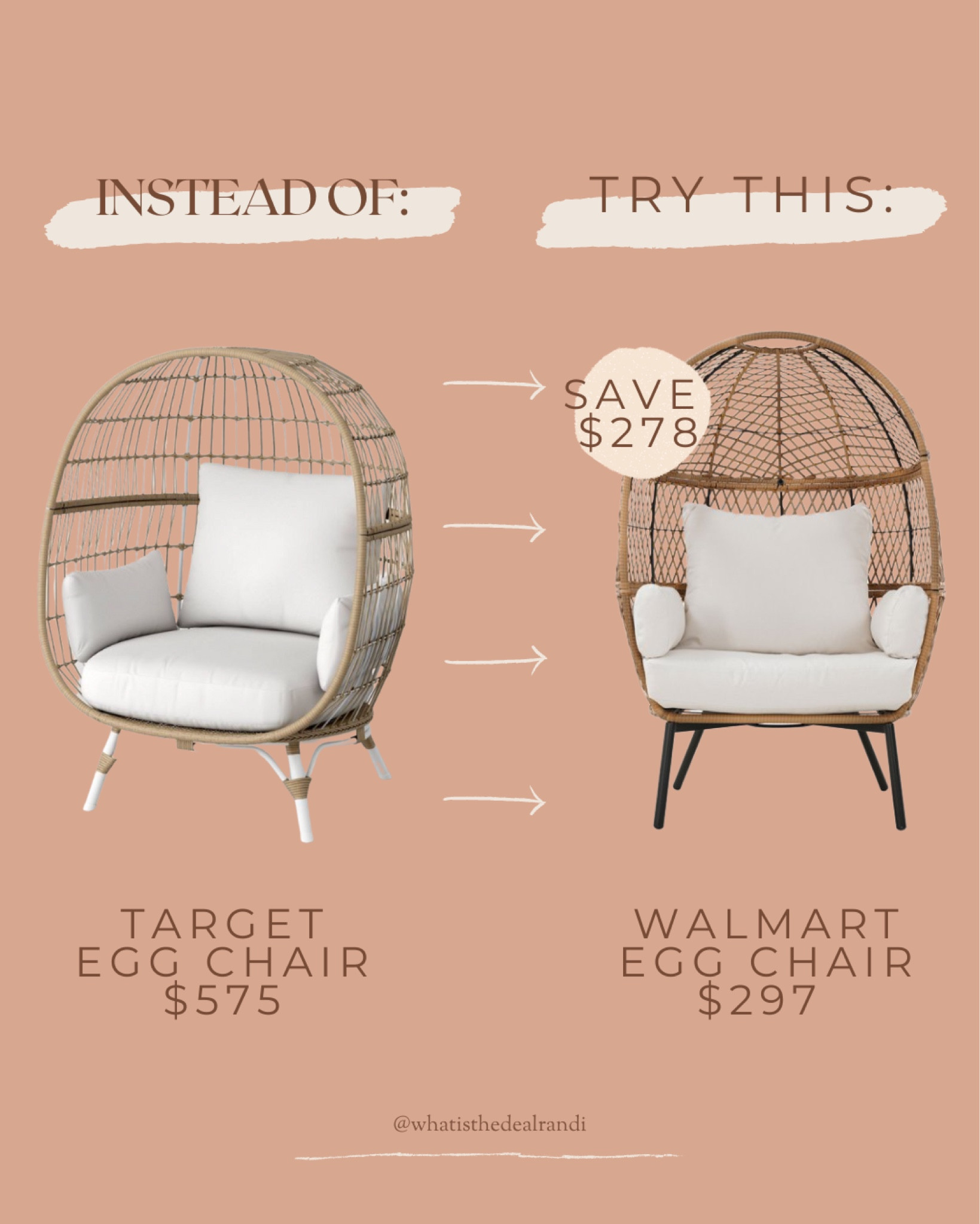 Egg-stra, egg-stra, read all about it! 🗞️ The stationary egg chair for outdoor relaxation is a must-have for any patio. 🌞 And with the Better Homes & Gardens Ventura collection at Walmart, you can have stylish outdoor furniture without breaking the bank. 🤑 #EggChairObsessed #PatioRelaxation #WalmartFinds

Boho Wicker Egg Chair
Wicker Patio Chair
Egg Chair for Outdoor Relaxation
Patio Furniture with Boho Flair
Comfortable Patio Seating
Affordable Outdoor Furniture
Stylish Outdoor Furniture
Ventura Boho Furniture
Better Homes & Gardens Egg Chair
Stationary Egg Chair
Walmart Egg Chair
Relaxing Outdoor Seating
Cozy Outdoor Furniture
Outdoor Lounging Experience
Indoor/Outdoor Egg Chair
Natural Wicker Chair

#LTKSeasonal #LTKhome #LTKsalealert