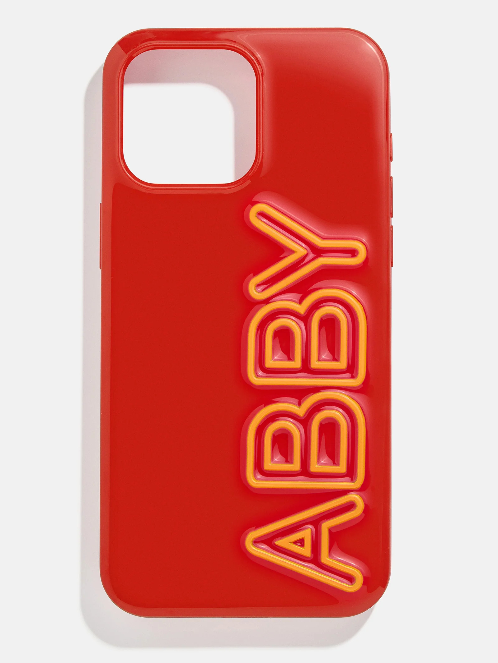 Fine Line Custom  Phone Case - Bright Red/Yellow | BaubleBar