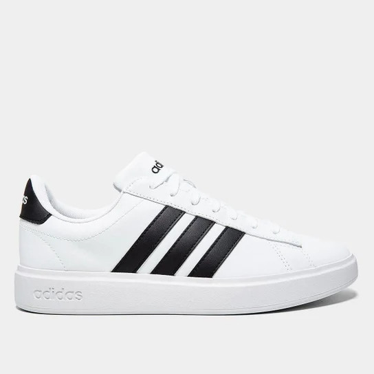 Tênis Feminino Adidas Grand Court 2.0 - Branco+Preto | Netshoes (BR)