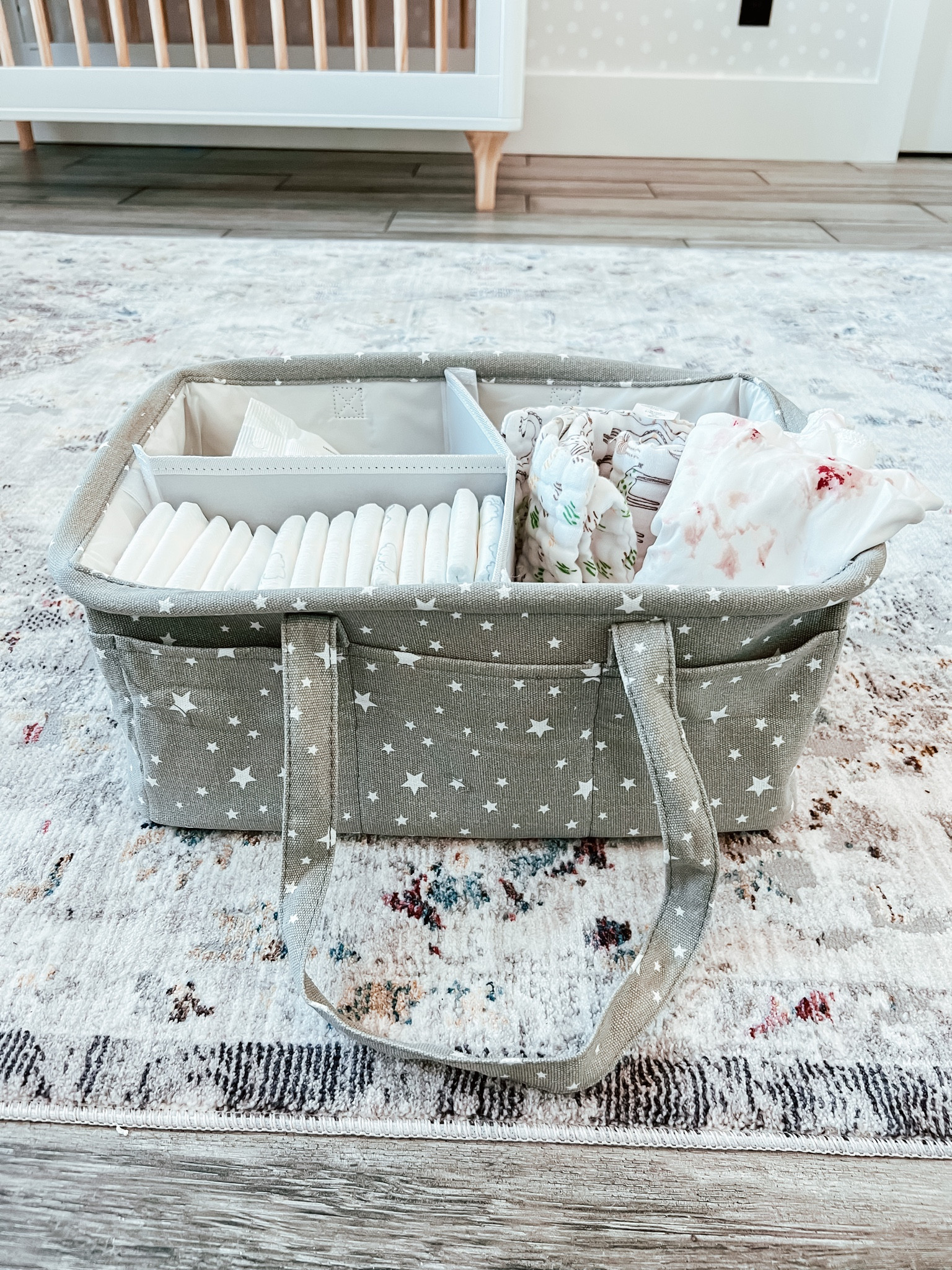 Gender neutral diaper caddy 

#LTKhome #LTKfamily #LTKbaby