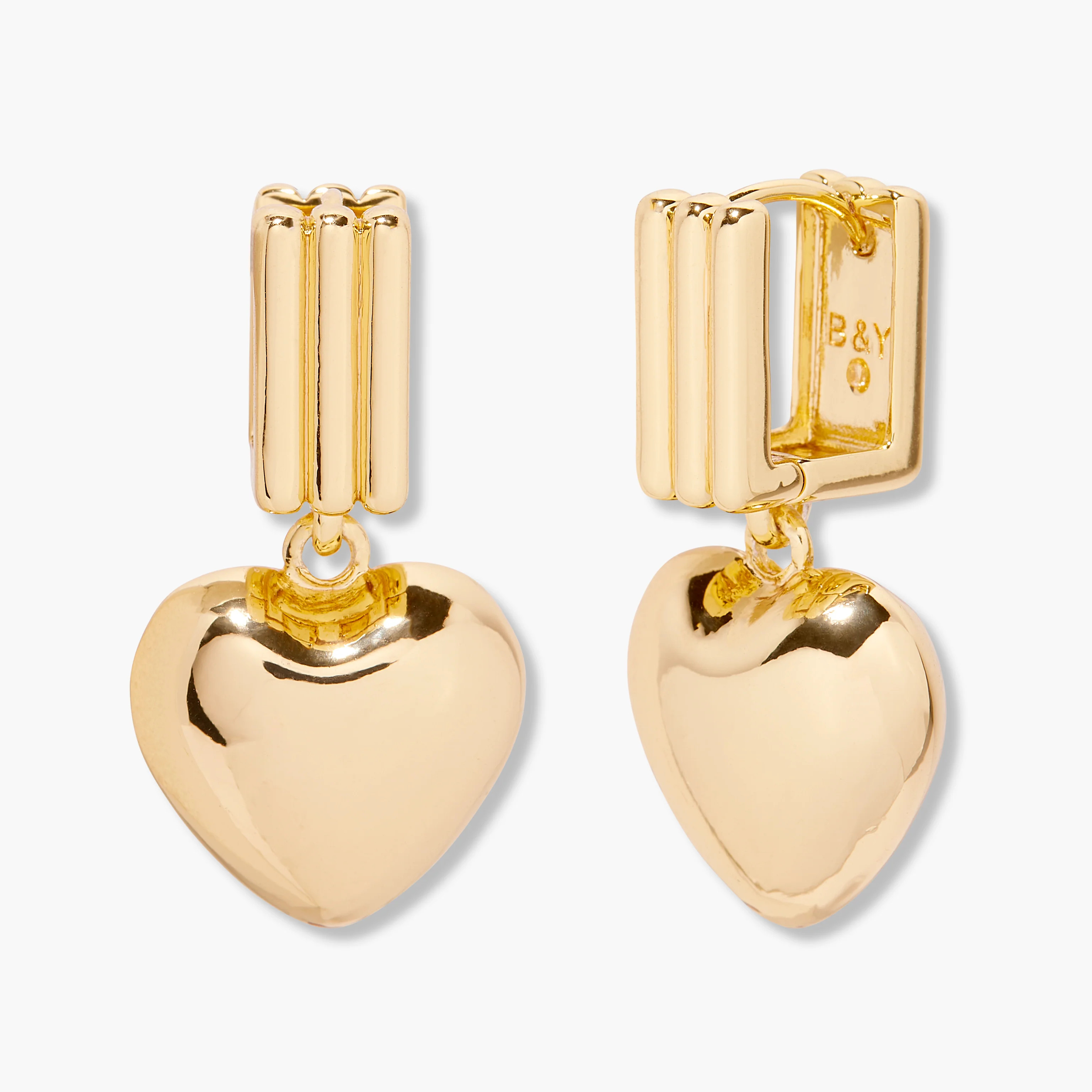Margaret Heart Earrings | Brook and York