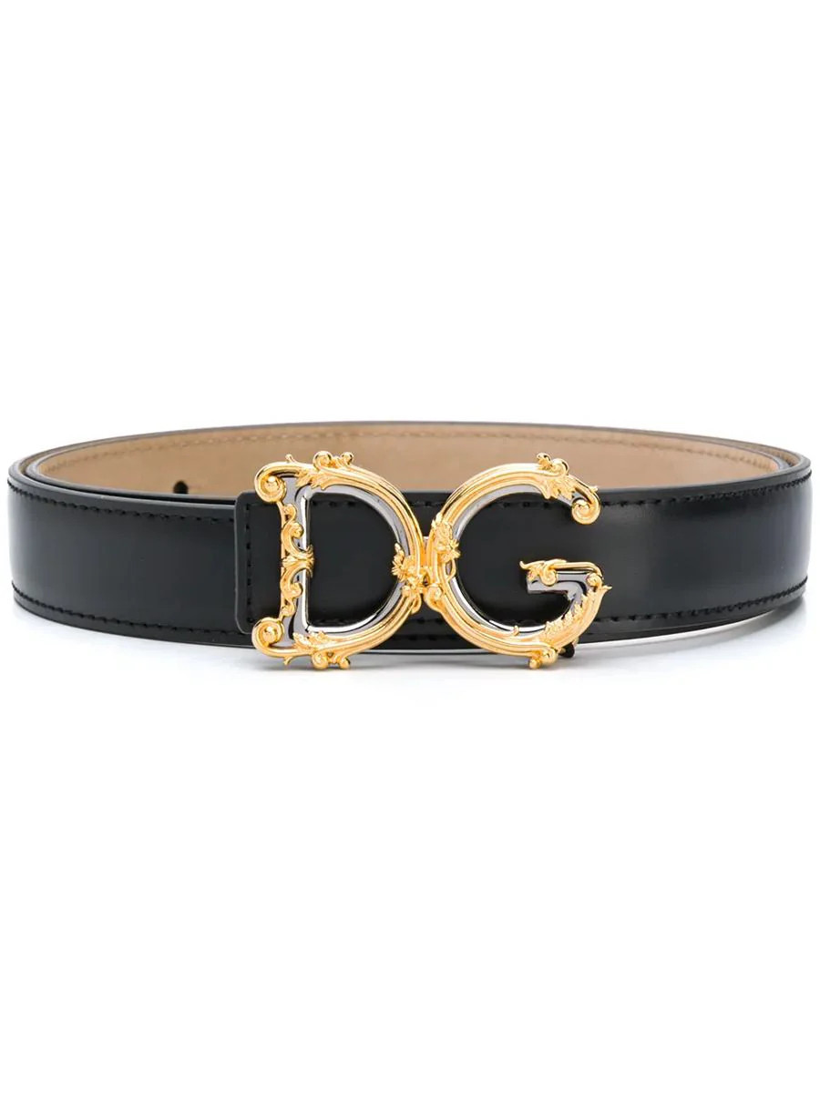 Dolce & Gabbana Belt With Dg Buckle | Baltini