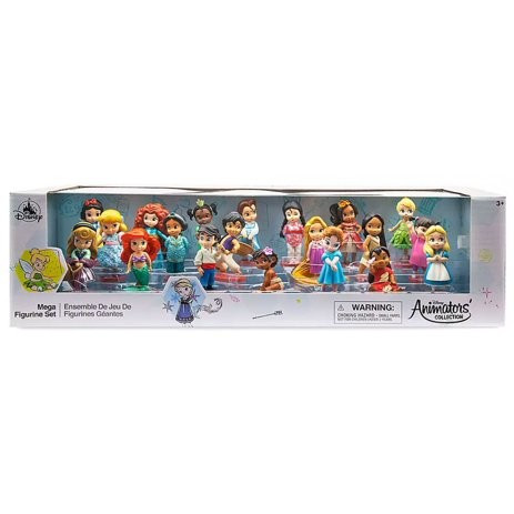 Disney 2019 Animators Collection 20-Piece Mega PVC Figurine Playset | Walmart (US)