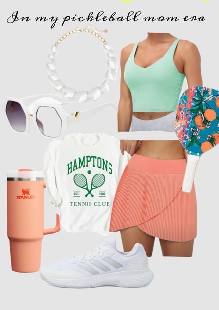 Pickleball Mom Looks // athletic / tennis skirt / fitness / summer outfit 

#LTKActive #LTKOver40 #LTKFitness
