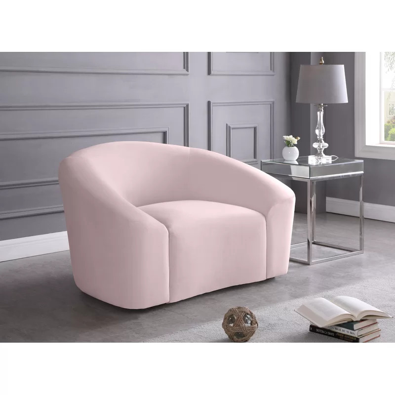 Alaw 49" W Velvet Barrel Chair | Wayfair Professional