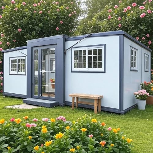 Compact 40ft Portable Expandable House Luxury Villa Perfect for Off-Grid Tiny Modular Homes Recre... | Amazon (US)