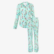 Nutcracker Blue Luxe Women's Pajamas | Glitterville™ x Posh Peanut® | Posh Peanut