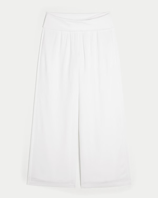 Foldover Waist Super Baggy Pants | Hollister (US)