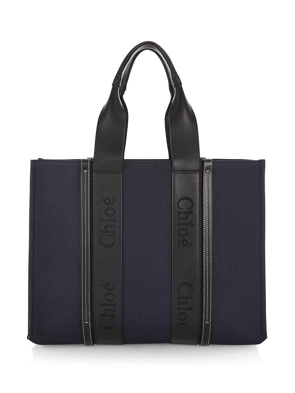 Chloé Large Woody Canvas Tote | Saks Fifth Avenue