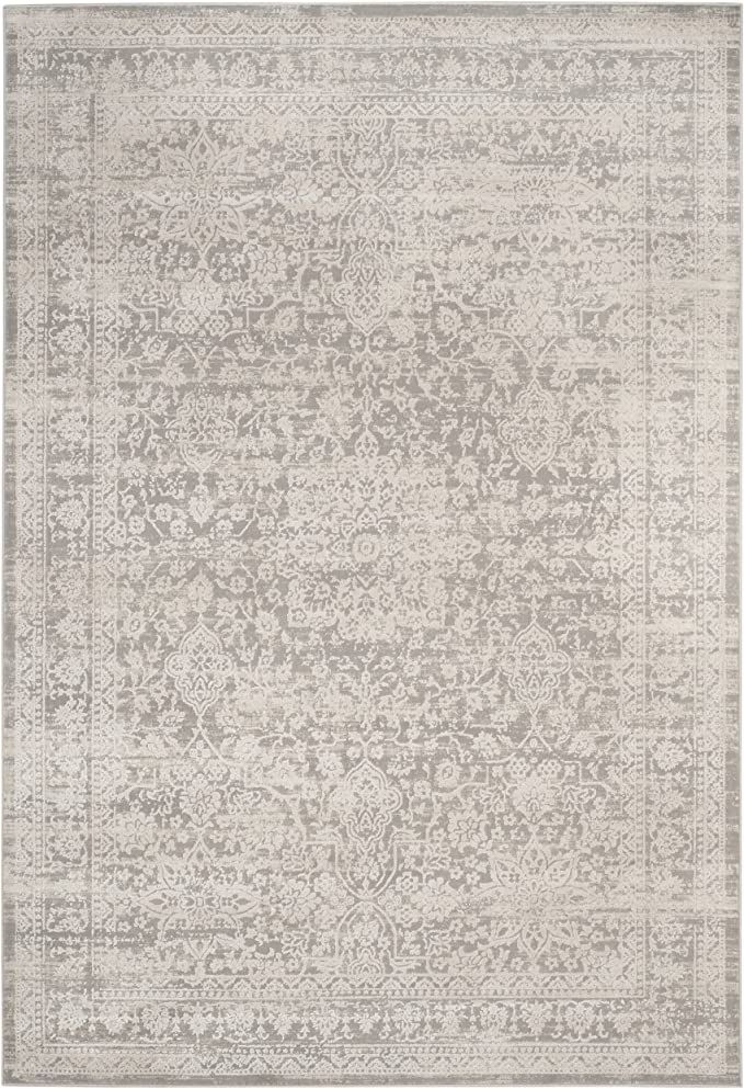 Safavieh Princeton Collection PRN712G Vintage Grey and Beige Distressed Area Rug (9' x 12') | Amazon (US)