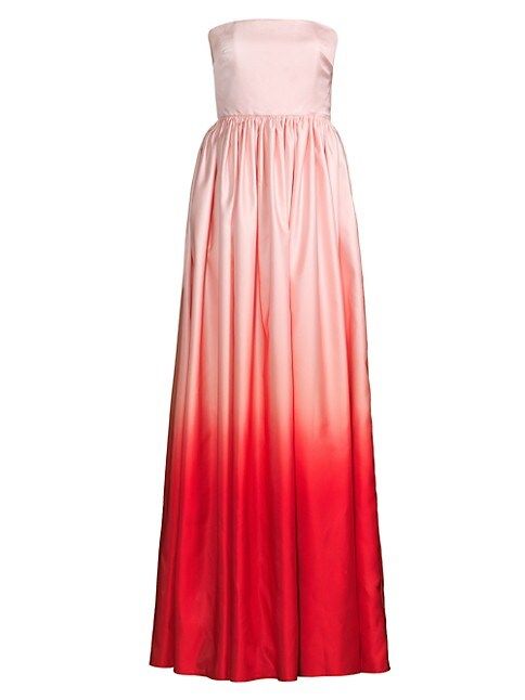Teigen Pleated-Strap A-Line Gown | Saks Fifth Avenue