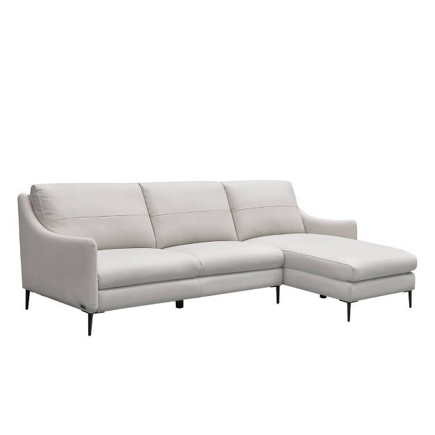 Luna Leather Sectional - Abbyson Living | Target