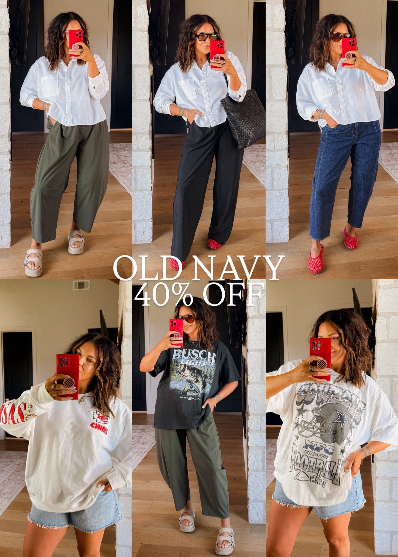 40% OFF old Navy!
Beat pants ever: barrel green: Large
Black Trouser: Large
Dark denim barrel: 14
Button up: XL
all graphics: XXL

@oldnavy #oldnavypartner


#LTKSaleAlert #LTKFindsUnder50 #LTKMidsize