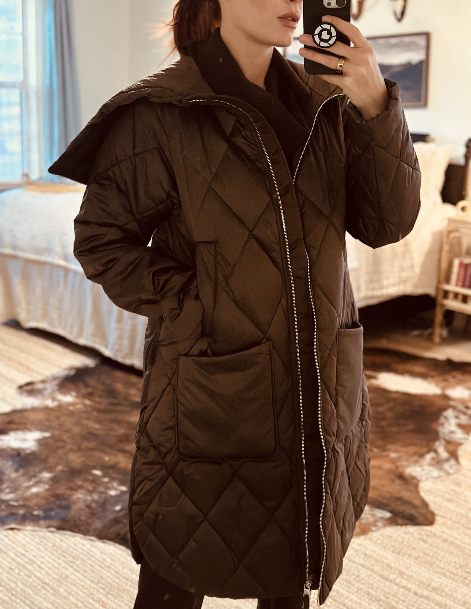 I’ve been in a chocolate mood this season- adding chocolate pieces to my fall lineup. 
Baxter said Varley is pretty much my whole personality these days 😂 but it’s just so soft, so elevated, and so appropriate for so many things that I do everyday. From work online to meetings in town it works. 
I love this jacket because it’s not bulky, the hood zips down to make a collar, and there are so many pockets so I don’t have to carry a purse (when I’m with the kids I prefer not to.) 

#LTKWorkwear #LTKU #LTKActive