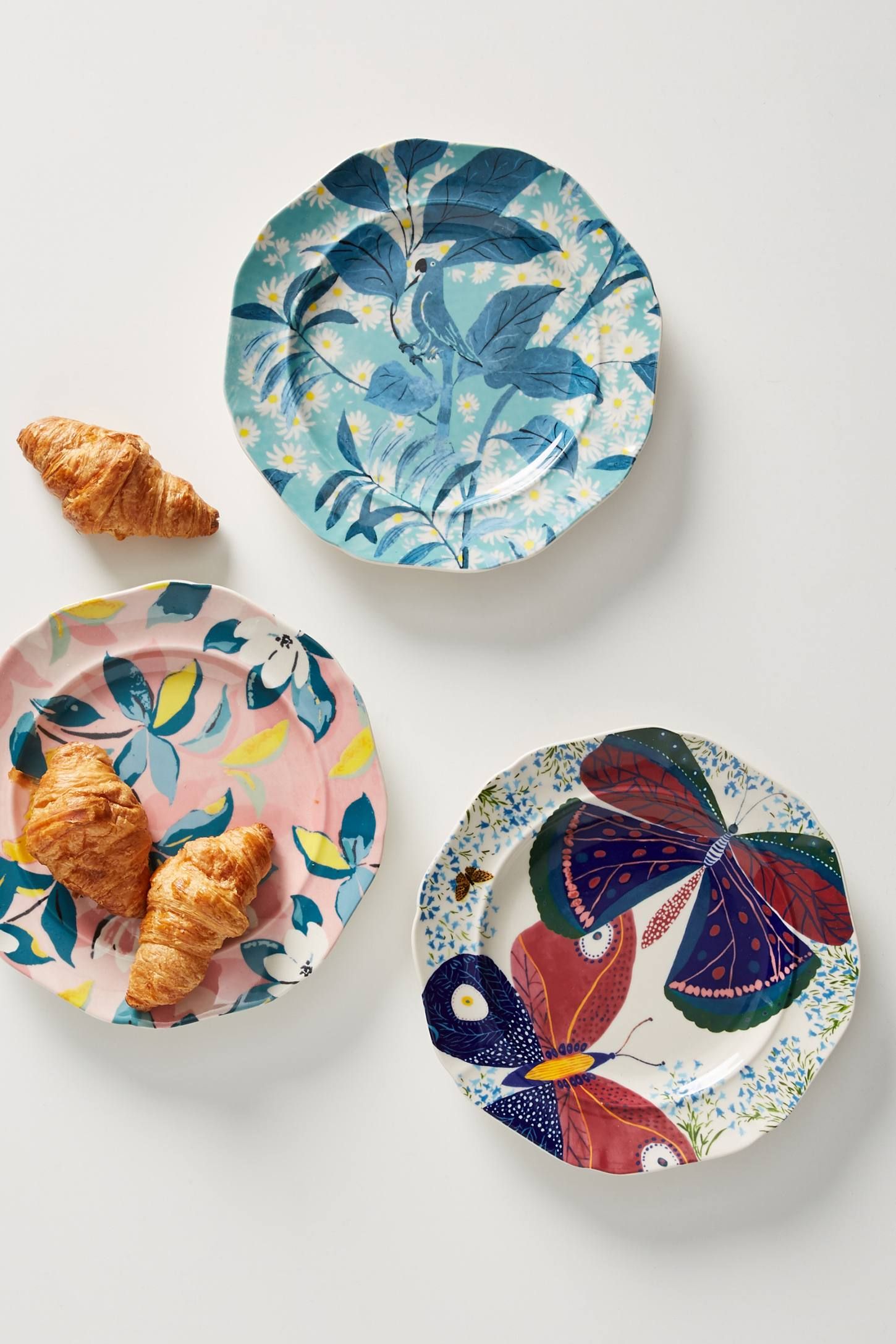 Paule Marrot Francaise Dessert Plate | Anthropologie (US)