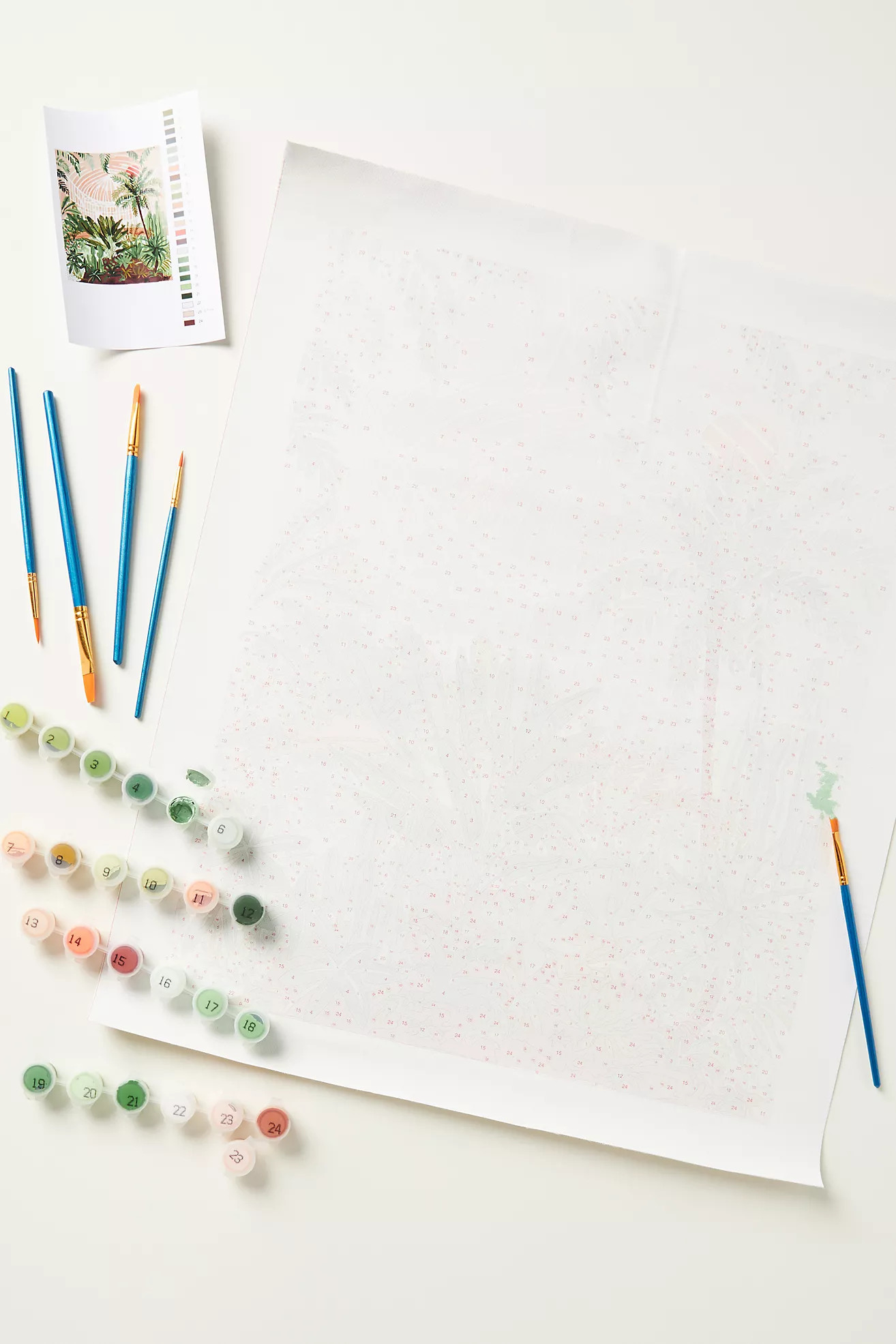 Victorian Greenhouse Paint-By-Numbers Kit | Anthropologie (US)