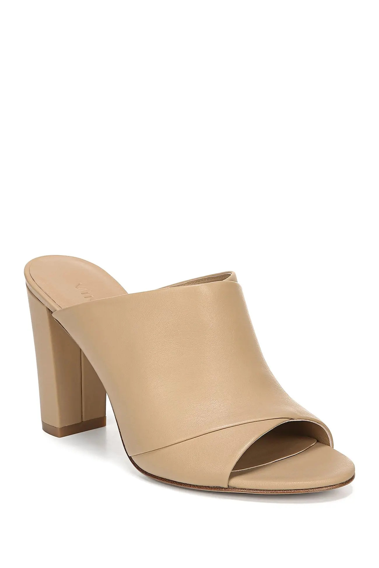 Vince | Winford-B Leather Block Heel Mule | Nordstrom Rack | Nordstrom Rack