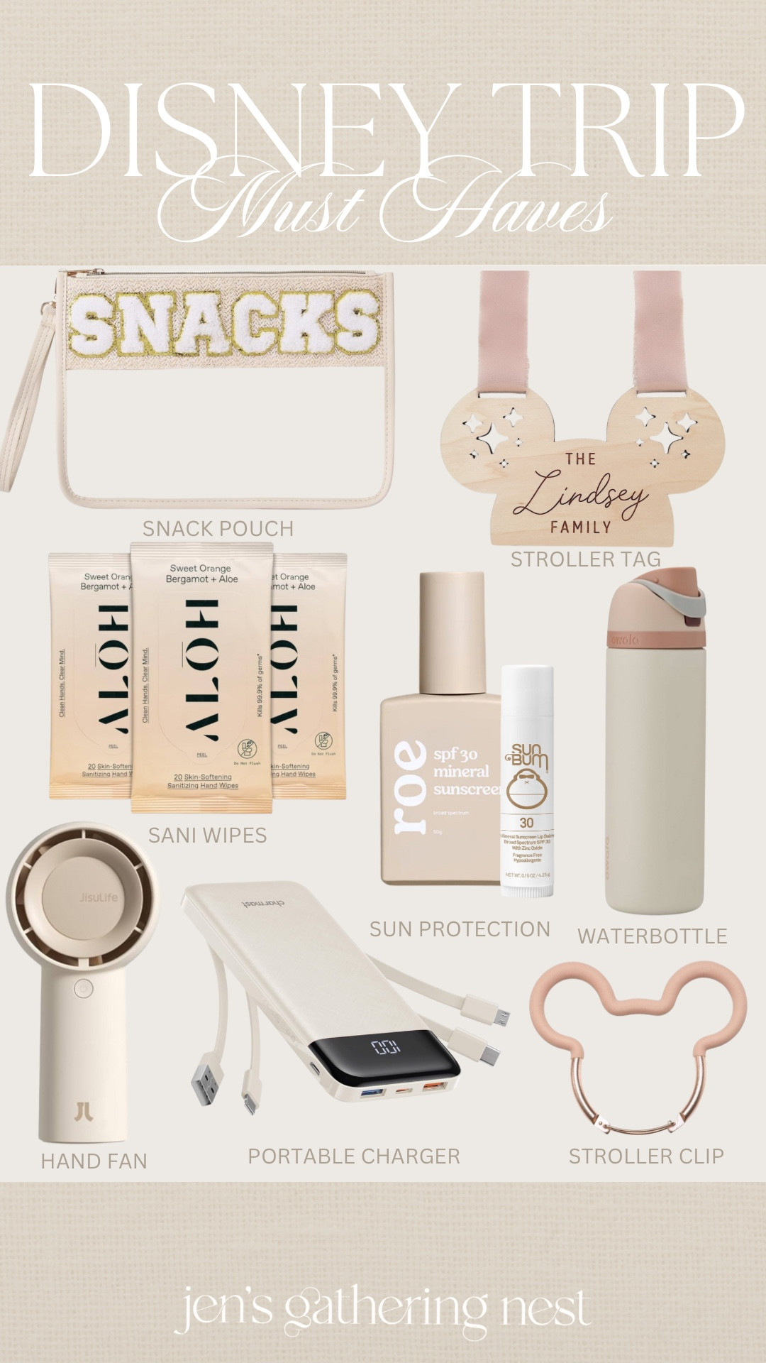 My absolute MUST HAVES for a trip to Disney // can’t go without these! 🤎

#disney #disneyessentials #disneytrip #organization #kidsessentials #travelessentials #disneyworld #disneyland 

#LTKKids #LTKTravel #LTKFindsUnder50