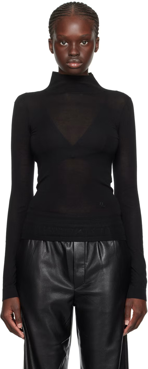 Nanushka - Black Harri Turtleneck | SSENSE