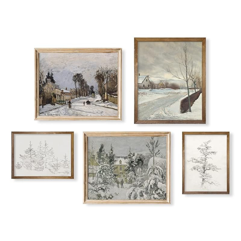 Rustic Modern Farmhouse Wall Art Decor - French Country Kitchen Print Poster - Boho Art Deco Land... | Amazon (US)