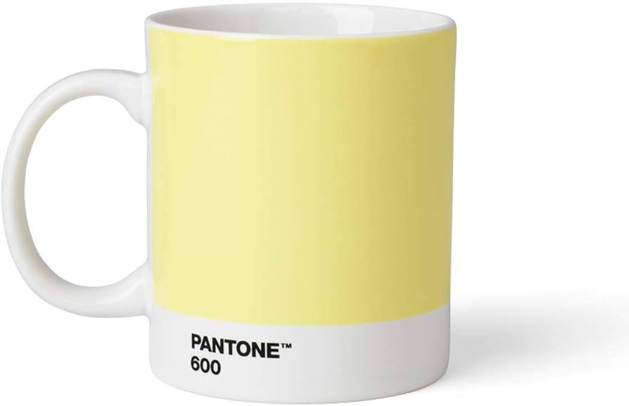 Pantone Mug, Coffee/Tea Cup, fine China (Ceramic), 375 ml, Light Yellow, 600 C, One Size | Amazon (US)