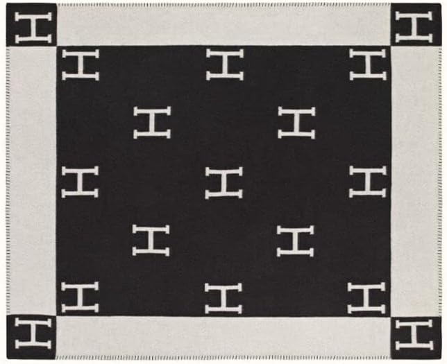 Plaid H Cashmere Luxury Blanket Knitted Throw Blanket Soft Warm Winter Blanket Bedspread On Bed Flee | Amazon (US)