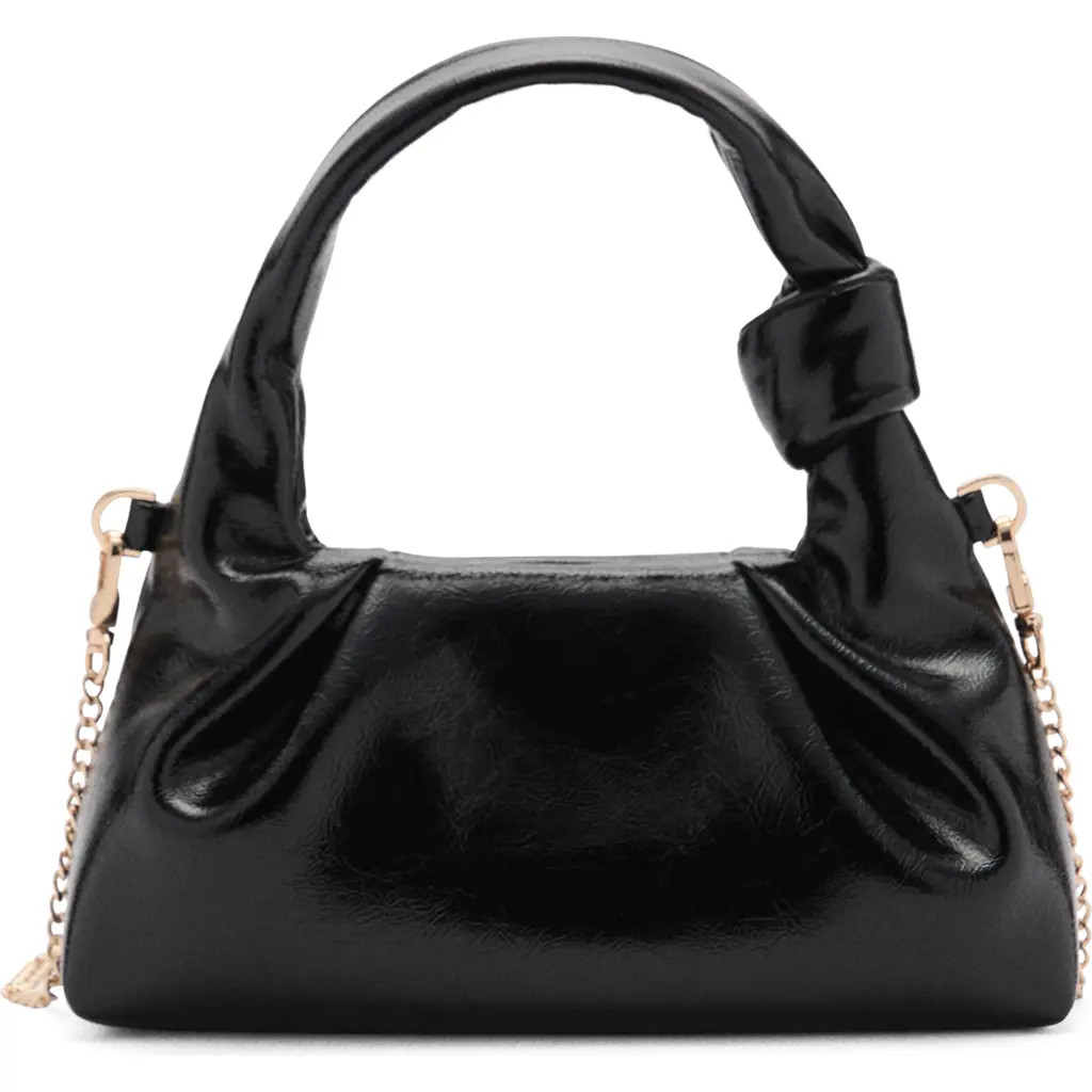 MANGO Mini Faux Leather Handbag in Black at Nordstrom | Nordstrom