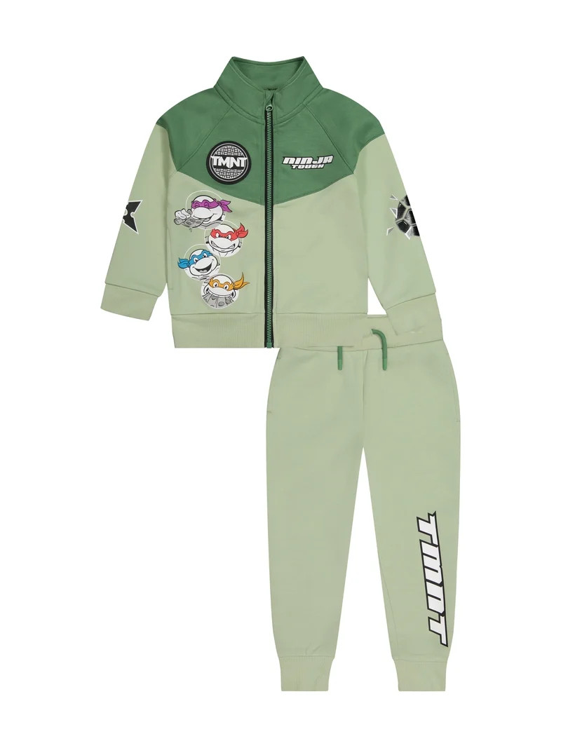 TMNT Toddler Boy 2pc Active Jacket and Pant Set, Sizes 12 Months - 5T | Walmart (US)