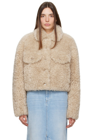Beige Fazia Jacket | SSENSE