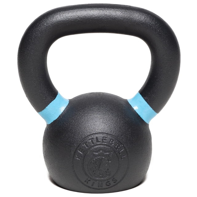 Kettlebell Kings Powder Coated Kettlebell, 14KG/31LB, Cast Iron, Black, Ideal for Home Gym | Walmart (US)