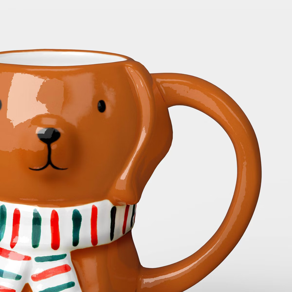 14oz Christmas Figural Dog Mug with Scarf - Wondershop™ | Target