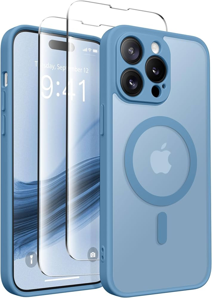 Magnetic for iPhone 14 Pro Case, [Compatible with MagSafe] [Full Camera Protection] Shockproof Sl... | Amazon (US)