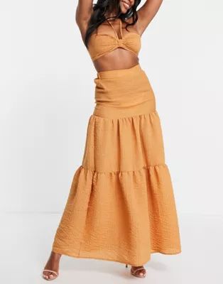 ASOS DESIGN textured bralette in burnt orange - part of a set | ASOS (Global)