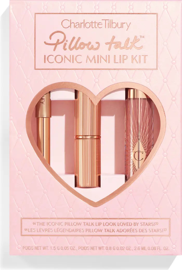 Pillow Talk Iconic Mini Lip Set $43 Value | Nordstrom