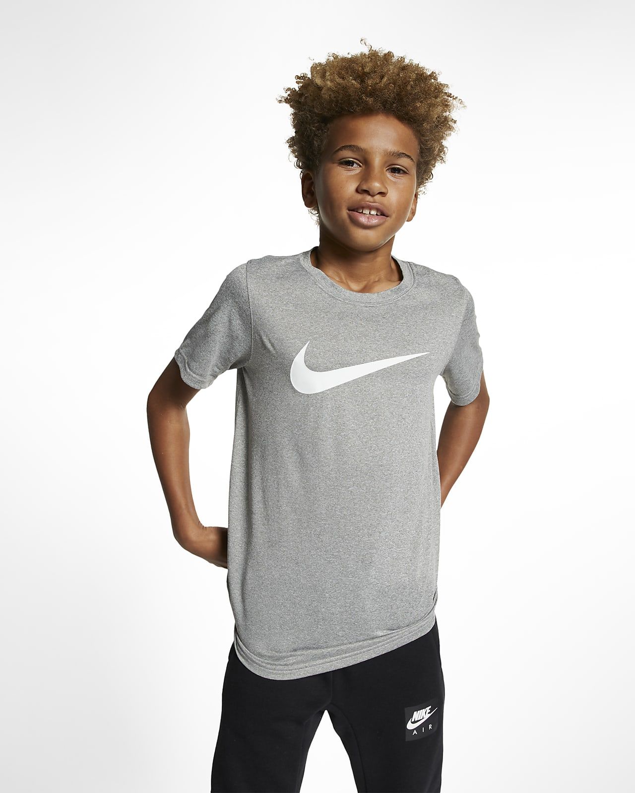 Big Kids' Swoosh Training T-Shirt | Nike (US)