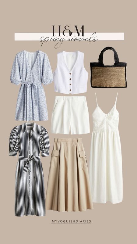 H&M Spring Arrivals 
spring outfits, spring dresses, spring accessories, trending for spring, spring neutrals 

#LTKfindsunder50 #LTKstyletip #LTKSeasonal