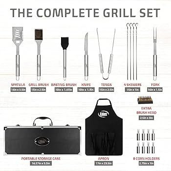 Kaluns Grilling Accessories, Dad Gifts for Fathers Day, Mothers Day Grilling Gifts, Heavy Duty St... | Amazon (US)